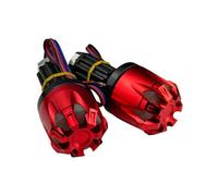 Ldabrye Tappo terminale per manubrio moto resistente alle intemperie con modalità LED regolabili, facile installazione, struttura in metallo, tappo terminale a LED