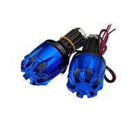 Ldabrye Tappo terminale per manubrio moto resistente alle intemperie con modalità LED regolabili, facile installazione, struttura in metallo, tappo terminale a LED