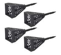 Ldabrye Vaso decorativo a forma di cono per prati e cimiteri, con foro di drenaggio, decorazione per tombe, lapidi