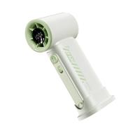 Ldabrye Ventilatore portatile multifunzione con display digitale, 3600 mAh, struttura in ABS, adatto per viaggi, ufficio e uso esterno, palmare con display digitale