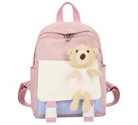 Ldabrye Zaino per bambini in età prescolare Cartoon Bear Kids Daycare School Bag Grande capacità per l'asilo Orso del fumetto per il bambino Grande Capacità Prescolare, B