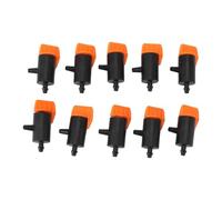 Ldafava 10 Pezzi Drippers Irrigation Emettitori a Goccia Regolabili spruzzo Acqua Acqua Sprinkler di irrigazione a gocciolamento Parti per Le basi del Paesaggio Messiti Verdure ABS