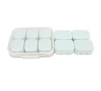 Ldafava 10 pezzi Organizzatore quotidiano dell'organizzatore portatile per ola da viaggio Punta di stoccaggio per le vitamine Supplementi di olio di pesce Capsule PP Materiale PP Design (Blu)