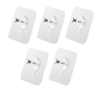 Ldafava Adesivo per gancio a vite forte adesivo senza perforazione a parete punzone soluzione sospesa gratuitamente per soggiorno camera da letto in gara pvc 5pcs 8mm