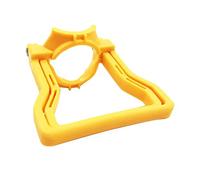 Ldafava Anello di sollevamento dell'acqua a barile Dual maniglia a doppia maniglia di lavoro Risparmio di acqua in bottiglia ergonomica Porta per la plastica domestica e ufficio durevole (Giallo)