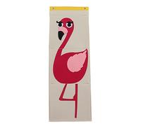 Ldafava Borsa di stoccaggio montato a parete Over Door Hanging Organizzatore a 3 strati Closect Felt Material Pocket per i giocattoli per bambini decorazioni per la casa (Uccello)
