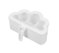 Ldafava Box di condimento a forma di nuvola One pezzo 6 compartimenti Condimenti Box con cucchiai da 6 pezzi di coperchio trasparente per pepe di zucchero salato di spezie