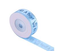 Ldafava Poliestere Nastro per Baby Shower è Una Ragazza Blu Rosa Blu Baby Party favorevole Dono colorare Nastro per Baby Shower Decorazioni per Feste di Battesimo (Blu)