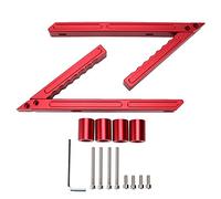 Ldafava Sostituzione della barra della maniglia posteriore per 2007-2018 JK/illimitato Sport Sahara Rubicon Modelli (Rosso)