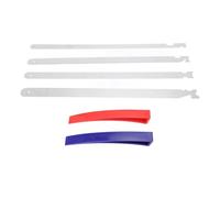 Ldafava Strumento di Riparazione in ammaccatura per cuneta Porta dell'auto Premium in Acciaio in Acciaio Kit Completo con 2 Cunei e 4 sovrani in Acciaio per riparazioni di