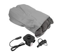 Ldafava SUV Materasso Materasso Air Bed 185x110cm Ultra grande tessuto per la pelle viaggio in tessuto viaggio per la maggior parte dei SUV Coffee chiaro grigio (Grigio)