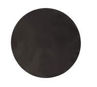 Ldafava Tappetino per fornelli a Gas, Antiaderente, Resistente al Calore, in Silicone per Barbecue, Rotondo, Nero, 40 cm, per fornelli a Gas e Barbecue, Rivestito in PTFE, Durevole,