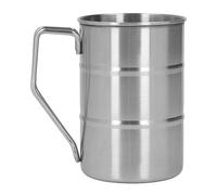 Ldafava Tazza tazza di caffè in acciaio inossidabile tazza di birra con manico a temperatura di grande capacità durevole per la barra del ristorante di casa 304 in acciaio inossidabile