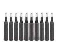 LDAUYZLING 10 pezzi punte per ferro solare per saldatore saldatura strumento hardware tipo calore interno nero 900M-T-4C