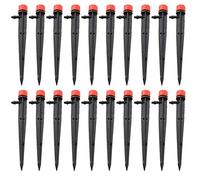 LDAUYZLING 20 mini irrigazione a goccia regolabile, 8 prese d'acqua, irrigatore da giardino, contagocce, strumento di irrigazione