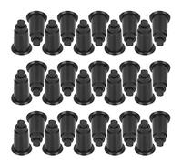 LDAUYZLING 30PCS Staffa per piastra filtro inferiore in plastica regolabile in altezza per acquario Acquari per pesci Griglia di filtrazione Accessorio di supporto (Nera)