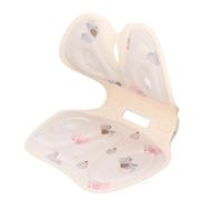 LDAUYZLING Correttore posturale pieghevole Sedia Supporto lombare Piastra per la schiena ergonomica Supporto per la vita Cuscino posturale per studio in ufficio