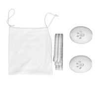 LDAUYZLING Cuffie protettive per le orecchie del bambino con cancellazione del rumore Mini cuffie antirumore di sicurezza per viaggiare in aereo per dormire (Cerchietto grigio conchiglia bianca)