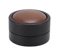 LDAUYZLING Distributore di manomissione del caffè Strumento livellatore di distribuzione del caffè adattivo a gravità in legno in acciaio inossidabile per Cafe Home (51MM)