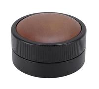 LDAUYZLING Distributore di manomissione del caffè Strumento livellatore di distribuzione del caffè adattivo a gravità in legno in acciaio inossidabile per Cafe Home (58MM)