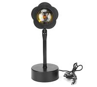 LDAUYZLING Lampada proiezione al tramonto Rotazione di 180 gradi Cavo USB Luce d'atmosfera a LED per la decorazione della camera Fotografia (Rossa)