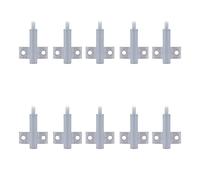 LDAUYZLING Tampone ammortizzatore in plastica da 10 pezzi Tamponi ammortizzatore con chiusura ammortizzata per chiusura silenziosa della porta 'armadio