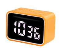 LDAUYZLING Timer da cucina digitale Orologio magnetico con conteggio crescente/decrescente con funzione personalizzabile Ampio schermo LED Allarme sonoro Funzionamento silenzioso (Arancia)