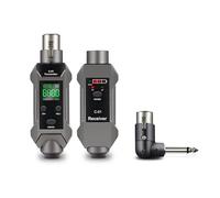 LDAUYZLING trasmettitore e ricevitore XLR wireless/Portata di 50 m/Bassa latenza/Compatibile con microfoni dinamici e a condensatore,/Ricaricabile/Converte il microfono cablato