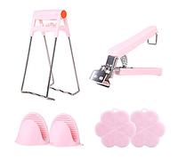 Ldawy 6 Pezzi Set Anti Scottatura da Cucina, antiscottatura Guanto in Silicone, Pinze da Cucina per Ciotole Pinza per Teglie, Tappetino in Silicone Isolante, Adatto per la Casa e la Cucina