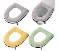 LDBKLGHJ Copriwater Universale - Set di 3 Copri WC, Comodi Cuscini per WC in PU, Facile da Pulire, Ideale per Casa, Ufficio e Viaggio