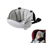 LDBKLGHJ Poggiatesta per Bambino Auto Regolabile Universale, Fascia di Supporto per Dormire seggiolino Bambini, Grigio Traspirante 45x15cm per seggiolino Auto e Passeggino