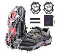 LDBKLGHJ Ramponi per Scarponi - Premium Ramponcini Camp, Ramponi da Ghiaccio, Ramponi Antiscivolo, Ramponcini da Neve, Climbing Technology, Crampons con Denti in Acciaio Inossidabile