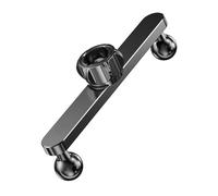 Ldbuejiaja 1 a 2 teste articolate Extender Splitter Adapter RotationExtension Collegamento giunto Doppio 17 Mm Supporto Sfera Estensione Auto Doppia