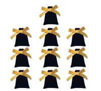 Ldbuejiaja 10pcs Velvets Velvets Sacchetto Gioielli Morbido Farfalla Nodo di Conservazione Per Accessori Per Elegante Sacchetto di Nodo Arco Gioielli Forniture, Taglia unica, come descritto