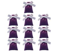 Ldbuejiaja 10pcs Velvets Velvets Sacchetto Gioielli Morbido Farfalla Nodo di Conservazione Per Accessori Per Elegante Sacchetto di Nodo Arco Gioielli Forniture, Taglia unica, come descritto