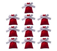 Ldbuejiaja 10pcs Velvets Velvets Sacchetto Gioielli Morbido Farfalla Nodo di Conservazione Per Accessori Per Elegante Sacchetto di Nodo Arco Gioielli Forniture, Taglia unica, come descritto
