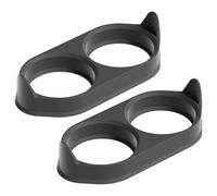 Ldbuejiaja 2 anelli per uova in silicone efficienti per una forma uniforme, uova fritte, pancake fatte a mano, soluzione rapida per la colazione, strumento di cottura non tossico