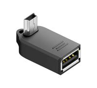 Ldbuejiaja Adattatore USB con verso l'alto e verso il basso, Bend Down MIN | Trasferimento dati veloce a 480 Mbps per unità esterne e tastiere di input con controllo del dispositivo
