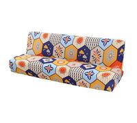 Ldbuejiaja Armless Futon Slippcovers Stretch Folding Divano Copripiumino Con Elastico Inferiore Stampato Copertura Elegante Decorazione Della Casa