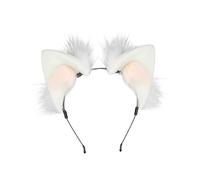 Ldbuejiaja Bellissimo accessorio per capelli con orecchie di animale da | Accessorio per capelli leggero e peloso, per feste in costume, spettacoli teatrali, divertimento per travestire i personaggi