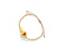 Ldbuejiaja Ciondolo a forma di crocifisso con cristallo arcobaleno, braccialetto dell'amicizia, ipoallergenico, catena in metallo, unisex, bigiotteria alla moda, gioiello cristiano alla moda, regalo