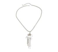 Ldbuejiaja Collana alla moda con ciondolo a forma di cavallo con nappe, adatta per diverse occasioni, accessorio per feste, abbigliamento da collo, m, Acrilico Metallo acrilico metallo CCB, no.