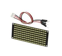 Ldbuejiaja Componente di visualizzazione a 128 LED, tre punti, tre 5 V CC con connettore I2C per elettronica, prototipazione e decorazioni, componente per lavagna pubblicitaria a LED