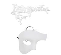 Ldbuejiaja Coppia di maschere per feste in maschera, in pizzo, per | Maschera veneziana per feste in maschera, per feste teatrali, cosplay e feste in maschera, maschera per gli occhi da donna
