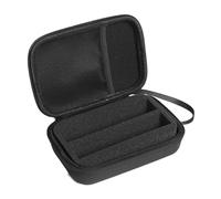 Ldbuejiaja Custodia da viaggio per occhiali da sole, antigraffio, con 2 scomparti e cinghie, organizer per occhiali antiurto con cerniera, facile da trasportare
