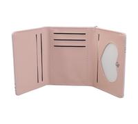 Ldbuejiaja Elegante Piccolo Fiocchi Portafoglio per le Donne Disegni Estetici Brevi Portafogli Cuoio DELL'UNITÀ di elaborazione Portamonete Elegante Porta Carte di, B, Bellezza di massa