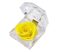 Ldbuejiaja La scatola espositore per rose offre una presentazione elegante e una conservazione sicura per i gioielli, Taglia unica, come descritto