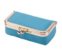 Ldbuejiaja Piccolo astuccio per gioielli in morbida pelle bovina, portatile, per accessori da matrimonio, anelli, collane e cosmetici, piccola borsa organizer per gioielli, Taglia unica, come