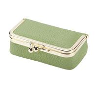 Ldbuejiaja Piccolo astuccio per gioielli in morbida pelle bovina, portatile, per accessori da matrimonio, anelli, collane e cosmetici, piccola borsa organizer per gioielli, Taglia unica, come