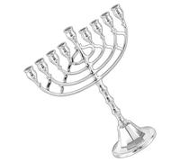 Ldbuejiaja Portacandele a 9 rami di Hanukka Menorah per Schabbat, tabernacolo, accessori per feste, regalo di inaugurazione della casa, candelabro
